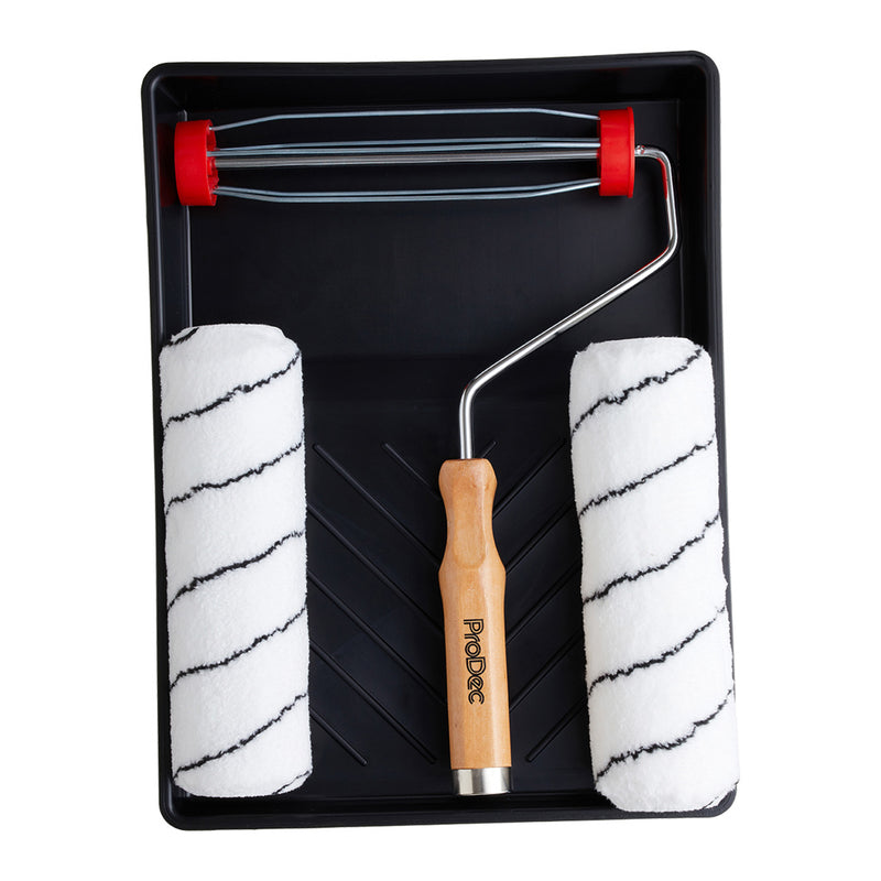 ProDec Advance 9" x 1.75" 4pc Twin Medium Pile Microfibre Roller Set