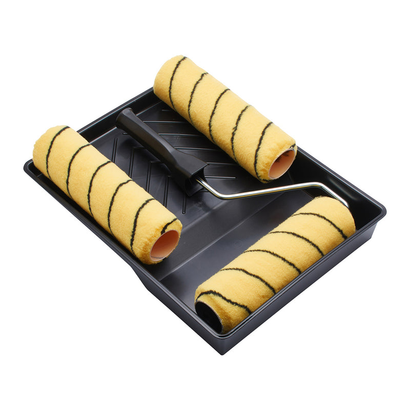 ProDec 9" x 1.75" 5pc Triple Medium Pile Tiger Roller Set