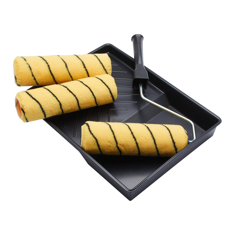 ProDec 9" x 1.75" 5pc Triple Medium Pile Tiger Roller Set