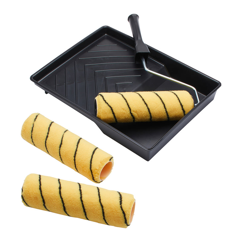 ProDec 9" x 1.75" 5pc Triple Medium Pile Tiger Roller Set