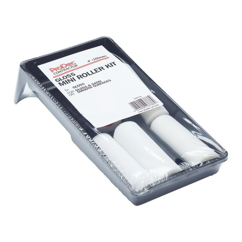 ProDec Contractor 7pc Foam 4" Mini Roller Set