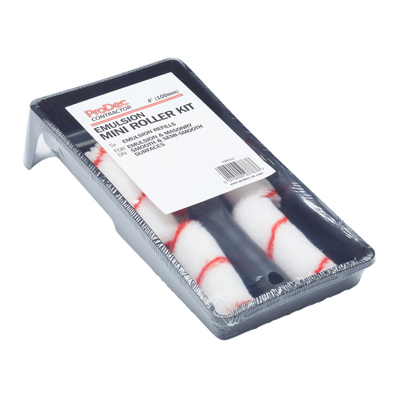 ProDec Contractor 7pc Emulsion 4" Mini Roller Set
