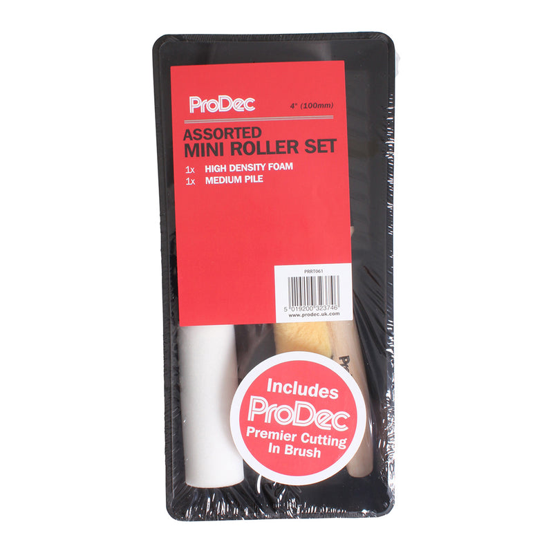 ProDec 4" Twin Head Roller Kit Inc Cutting In
