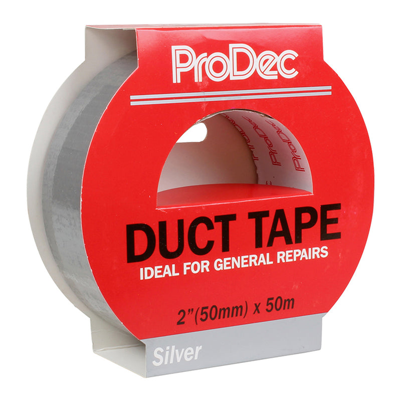 ProDec 2" x 50m Silver Duct Tape
