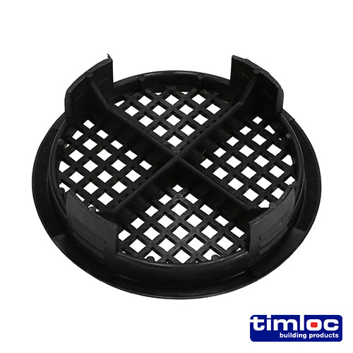 Timloc Push-in Soffit Vent Grey - 70.0
