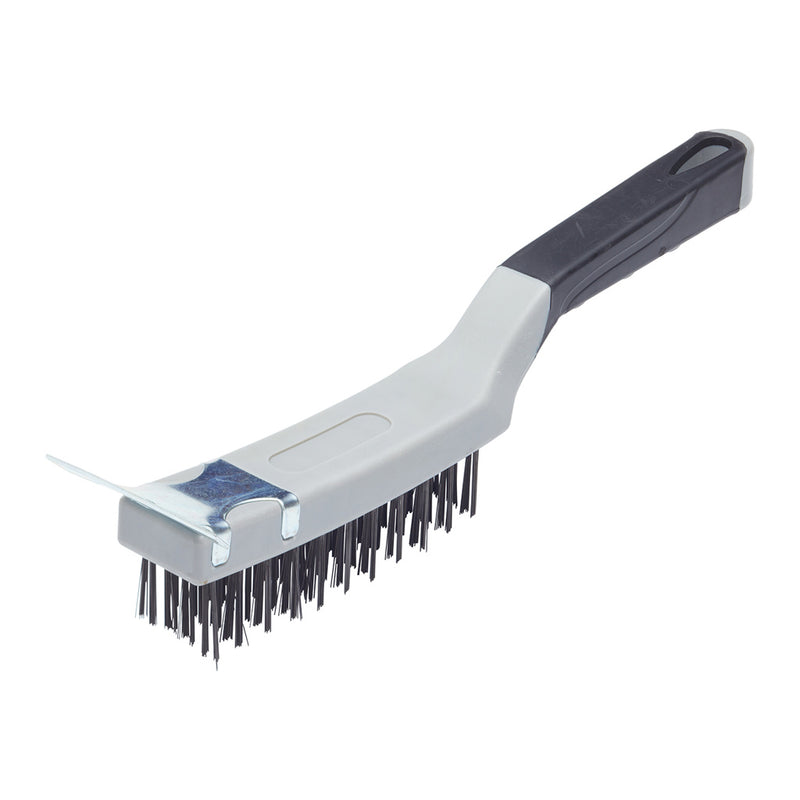 ProDec 11" Soft Grip Wire Brush with Scraper