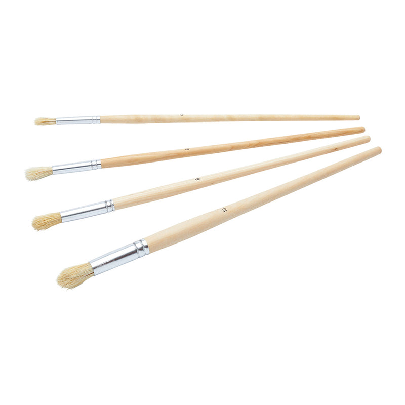 ProDec 4pc Round Fitch Brush Set
