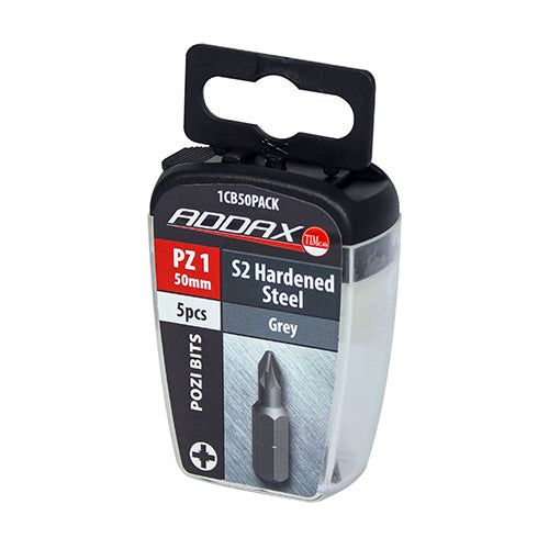 TIMCO Pozi Driver Bit S2 Grey — Trade Pack
