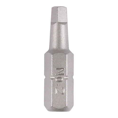 TIMCO Square Driver Bit S2 Grey - No.2 x