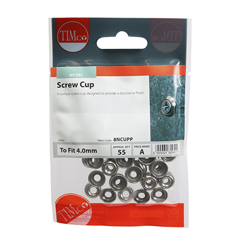 TIMCO Screw Cups — Trade Pack