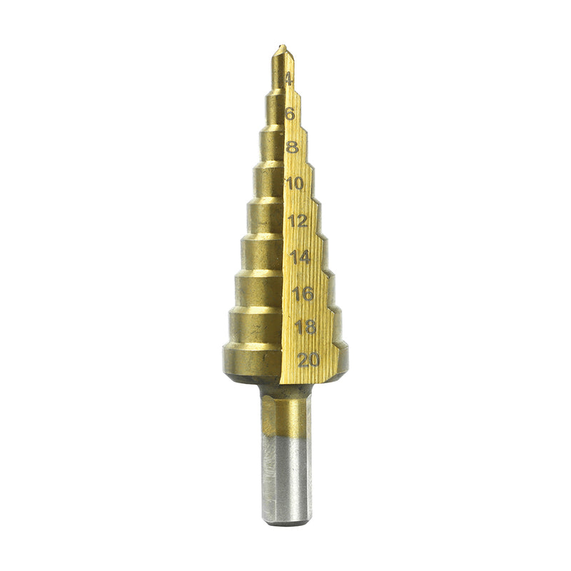 TIMCO Step Drill M2 HSS TiN - 4-12mm