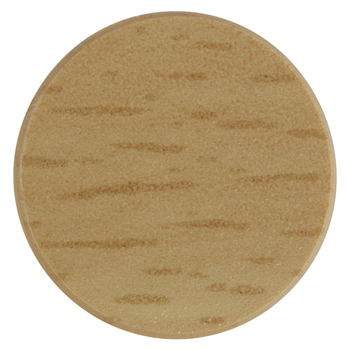 TIMCO Self-Adhesive Screw Cover Caps White Matt - 13mm