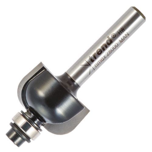 SET/SS8X1/4TC - Trend 12 piece 1/4in shank TCT Router Cutter Set - ideal starter / entry level set for smaller 1/4in collet routers.