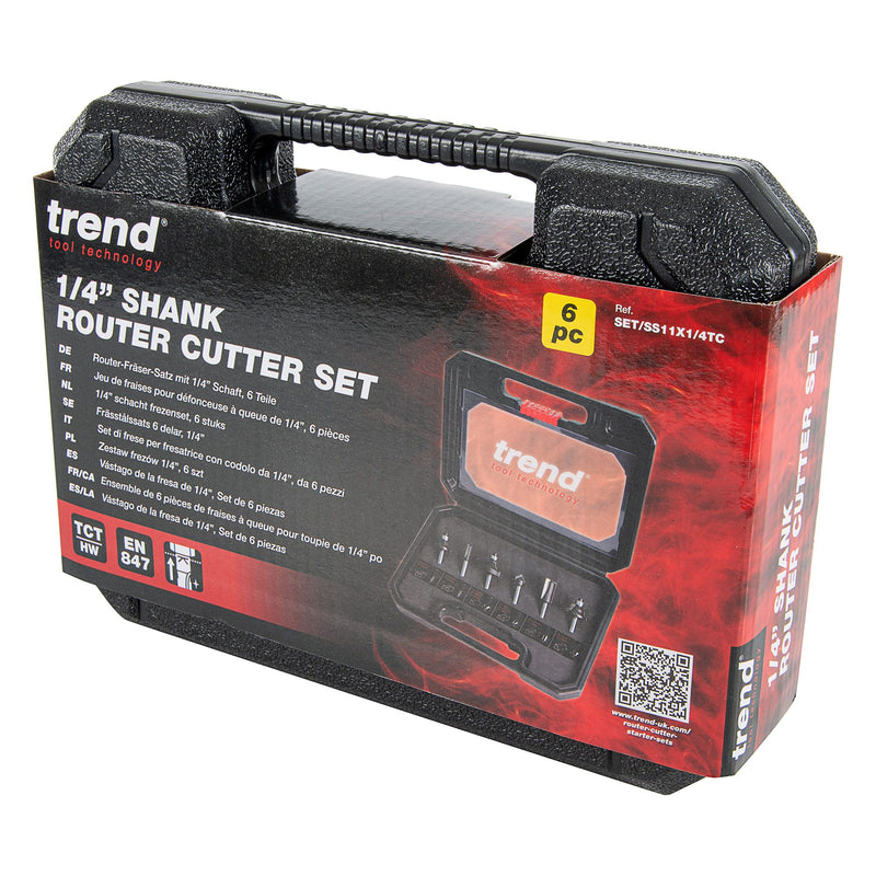SET/SS11X1/4TC - 6pc starter cutter set 1/4