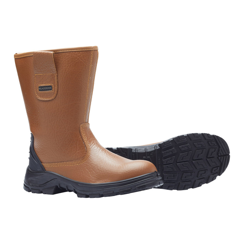 Blackrock Rigger Safety Boots - Tan size 7