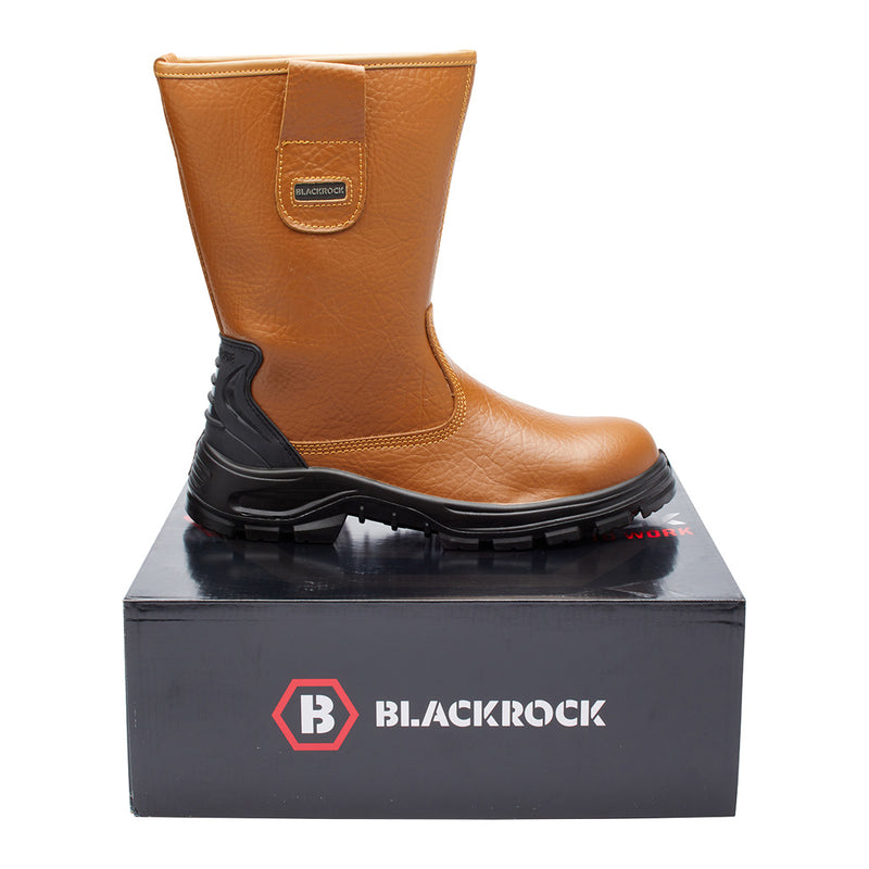 Blackrock Rigger Safety Boots - Tan size 8