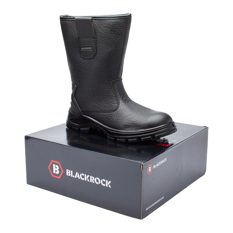 Blackrock Rigger Safety Boots - Black size 7