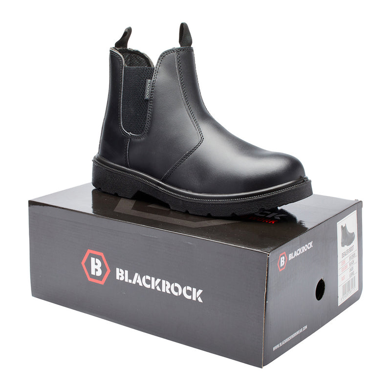 Blackrock Dealer Safety Boots - Black size 8