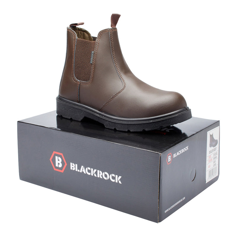 Blackrock Dealer Safety Boots - Brown size 9