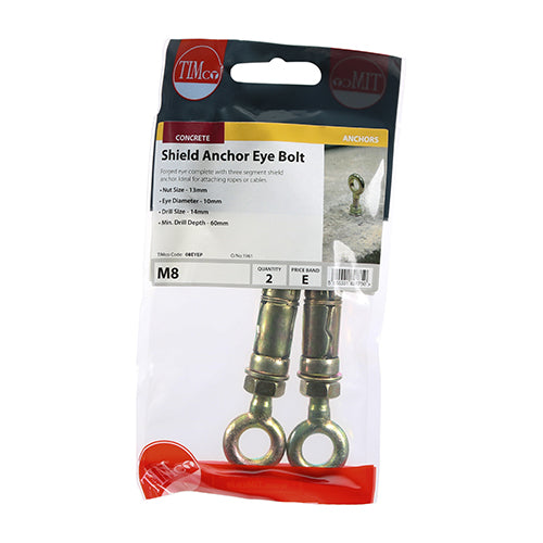 TIMCO Shield Anchors - M10