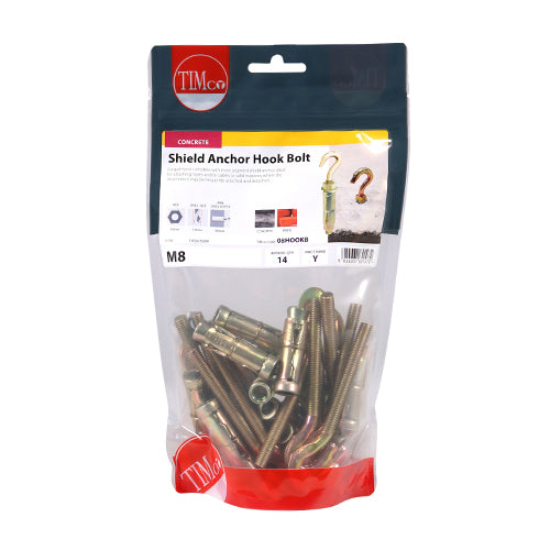TIMCO Forged Hooks With Sheil Anchors Gold - M6