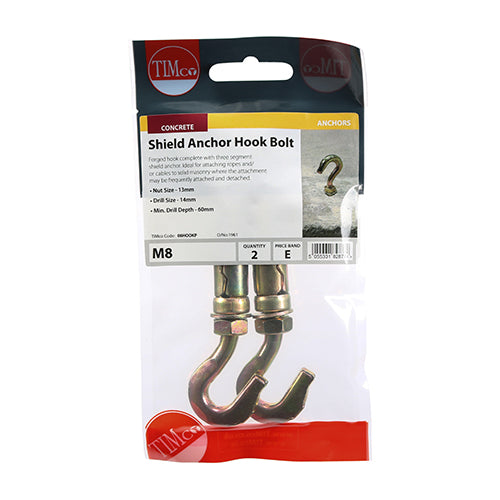TIMCO Forged Hooks With Sheil Anchors Gold — Trade Pack