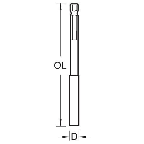 SNAP/BH/11 - Trend Snappy 25mm Bit Holder 279mm (11 inch)