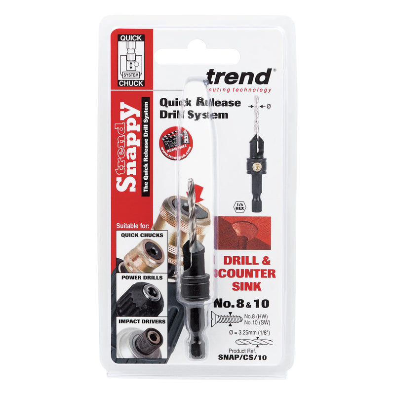 SNAP/CS/10 - Trend Snappy Countersink with 1/8 (3.2mm) Drill