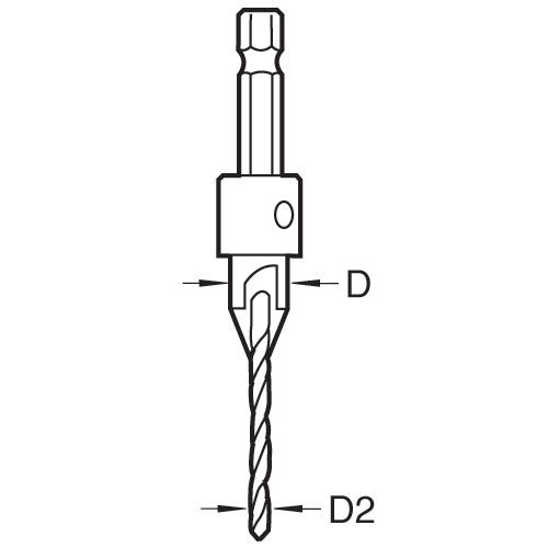 SNAP/CS/12 - Trend Snappy Countersink with 9/64 (3.5mm) Drill