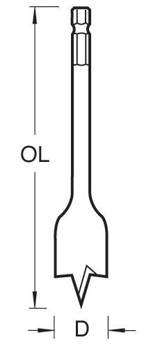 SNAP/FB/16 - Trend Snappy flat bit 16mm
