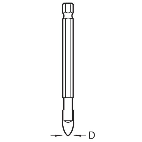 SNAP/GD/7MM - Trend Snappy glass drill 7mm