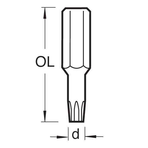 SNAP/IT50/1 - Trend Snappy 35mm bit torx T40 1 piece
