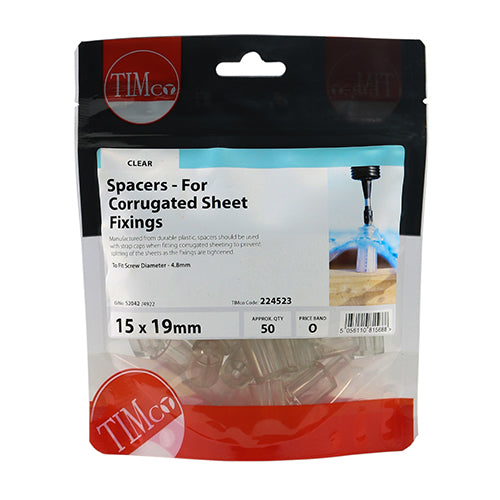 TIMCO Corrugated Sheet Fixings Black