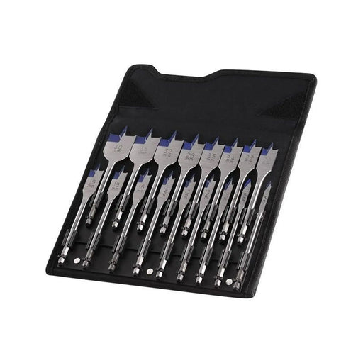 Irwin® Blue Groove 4X Flat Bit Set, 17 Piece