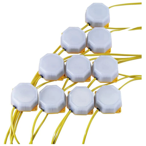 Draper 90094 110V SMD LED Festoon String Lights, 4W, 3,800 Lumens, 22m (Set of 10)