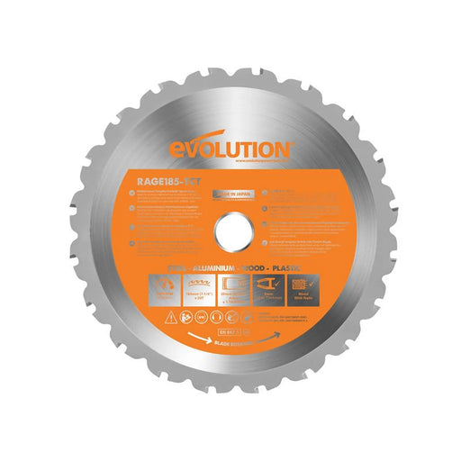 Evolution - Multi-Material Saw Blade 185 x 20mm x 20T