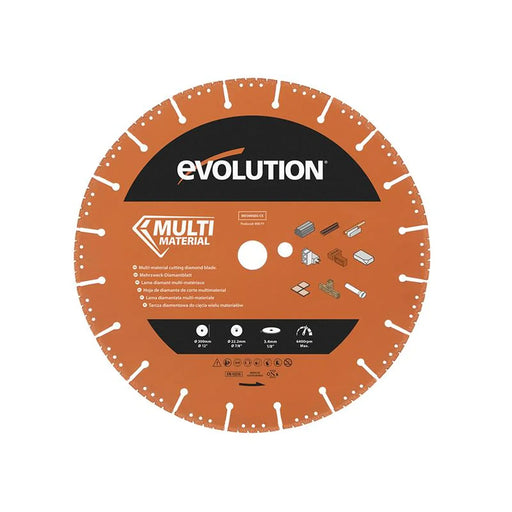Evolution - Multi-Material Diamond Demolition Disc Cutter Blade 300 x 22.2mm