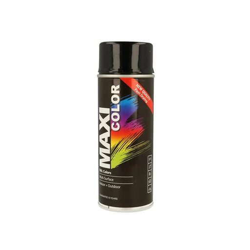 MAXICOLOR - MaxiColor Spray Gloss Deep Black RAL9005 400ml