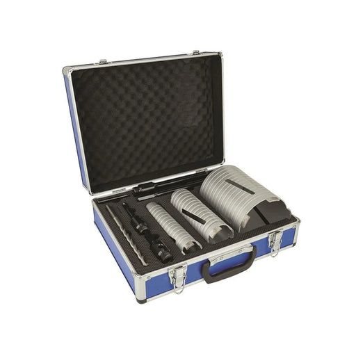 MEXCO Slotted Dry Core Drill X90 Grade Kit, 7 Piece