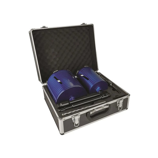 MEXCO Slotted Dry Core Drill XCEL Grade Kit, 8 Piece