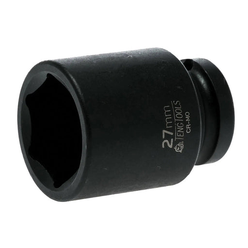Teng Impact Socket Hexagon 6-Point 1/2in Drive 27mm