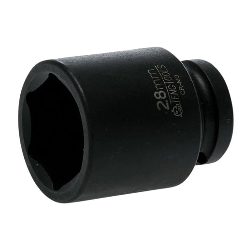 Teng Impact Socket Hexagon 6-Point 1/2in Drive 28mm