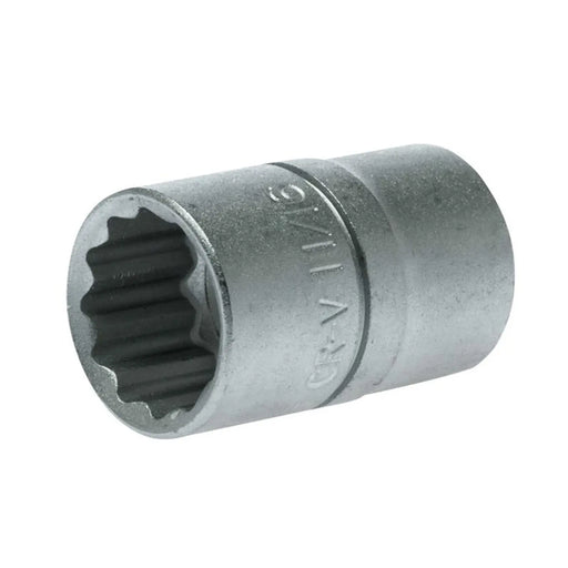 Teng Bi-Hexagon Socket 12-Point Regular A/F 1/2in Drive 11/16in