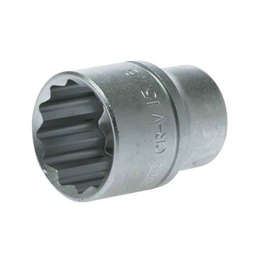 Teng Bi-Hexagon Socket 12-Point Regular A/F 1/2in Drive 15/16in