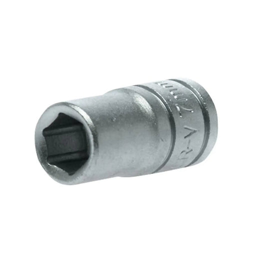 Teng Hexagon Socket 6 Point Regular 1/4in Drive 7mm