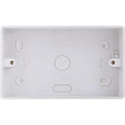 BG Electrical 800 Series - PVC Rounded Surface Box, Double, 32mm