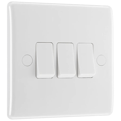 BG Electrical 800 Series - Triple, 2 way switch