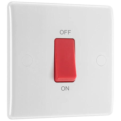 BG Electrical 800 Series - 45A, double pole, single plate