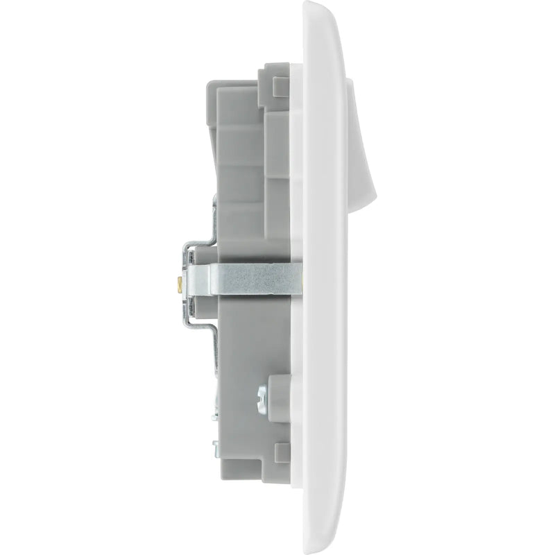 BG Electrical 800 Series - Double switched single pole, with USB A + C (45W)
