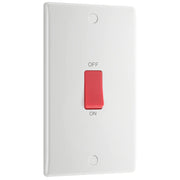 BG Electrical 800 Series - 45A, double pole, large plate